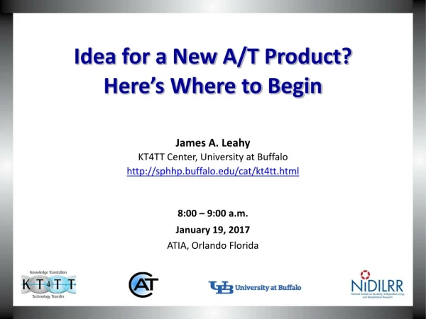 Idea for a New A/T Product? Here’s Where to Begin
