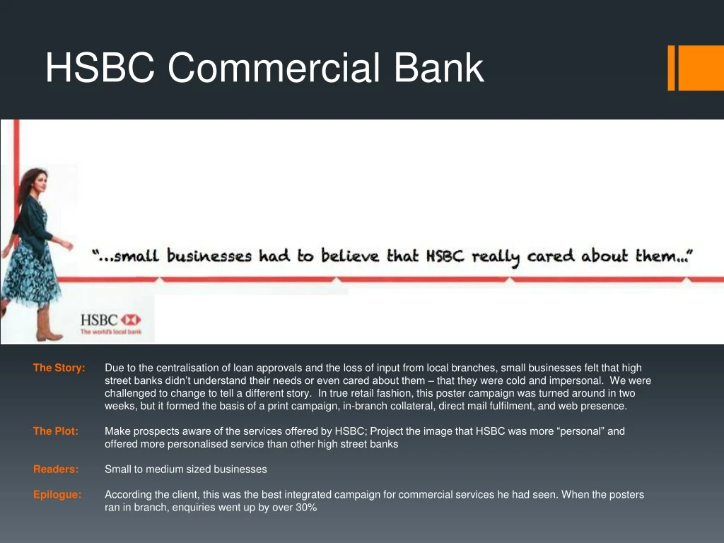 hsbc commercial bank