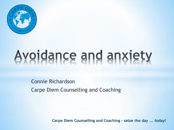 Avoidance and anxiety