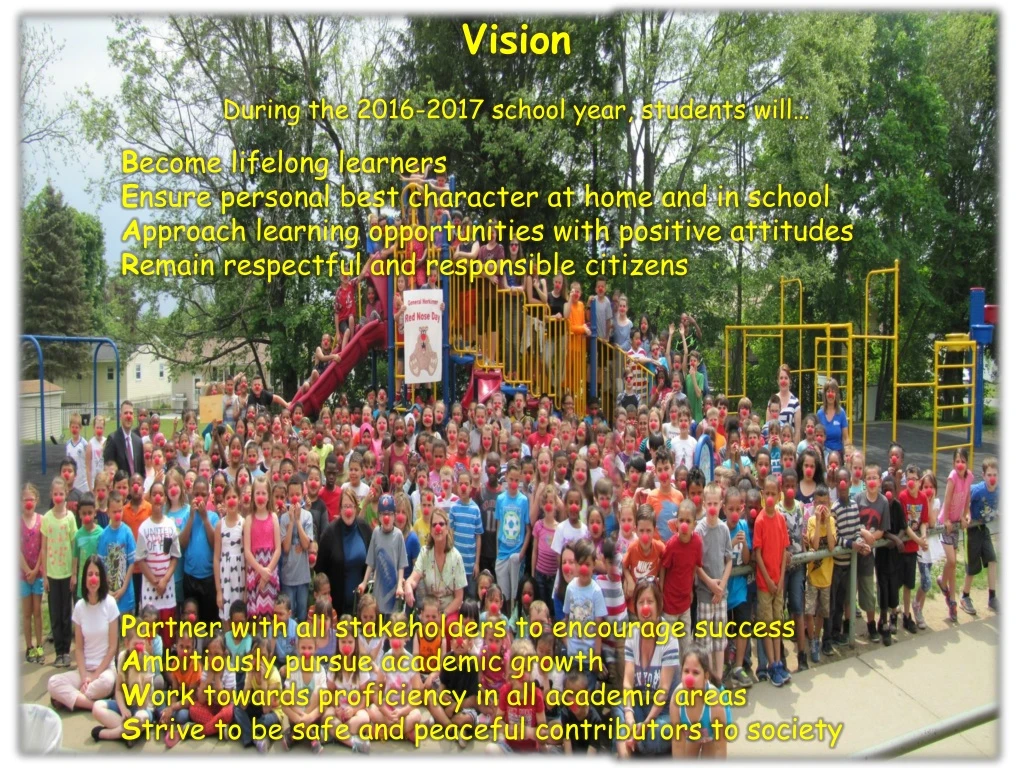 vision during the 2016 2017 school year students