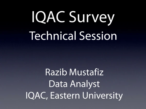 IQAC Survey