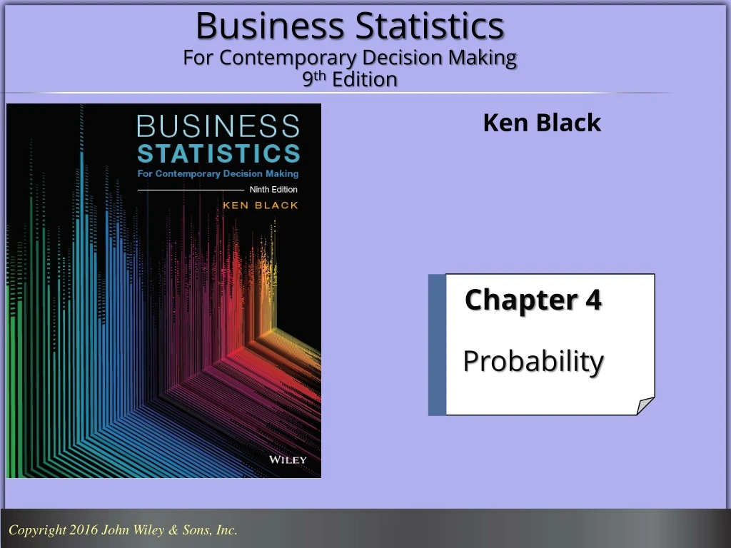 business statistics for contemporary decision making 9 th edition