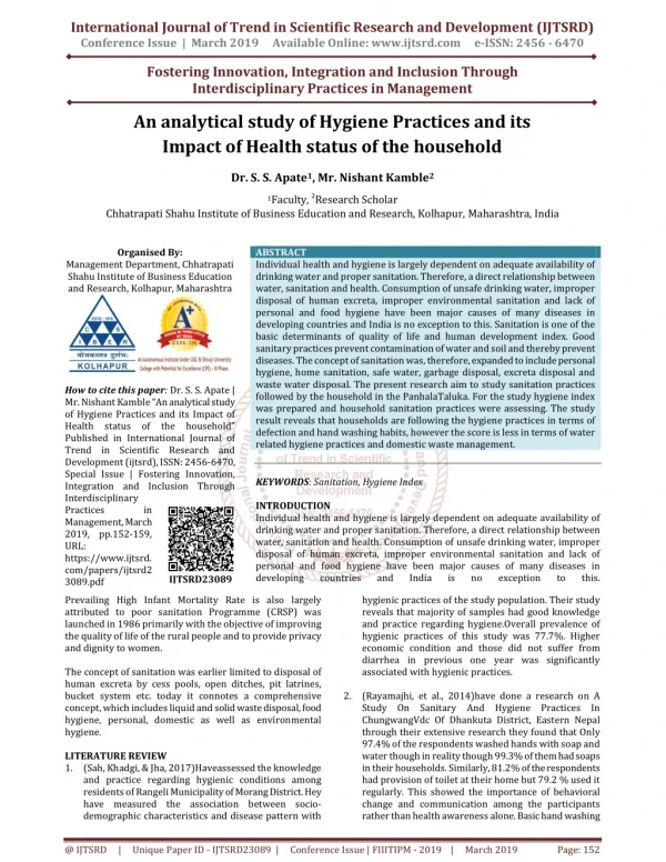 international journal of trend in scientific