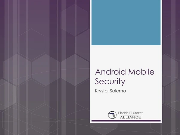 Android Mobile Security