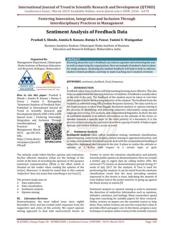 international journal of trend in scientific