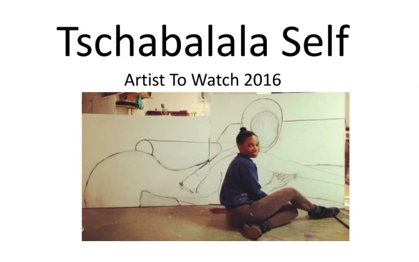 Tschabalala Self Artist T o Watch 2016