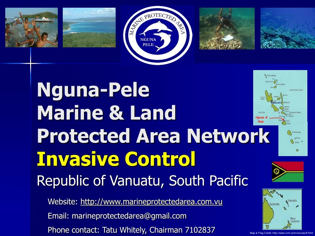 nguna pele marine land protected area network invasive control