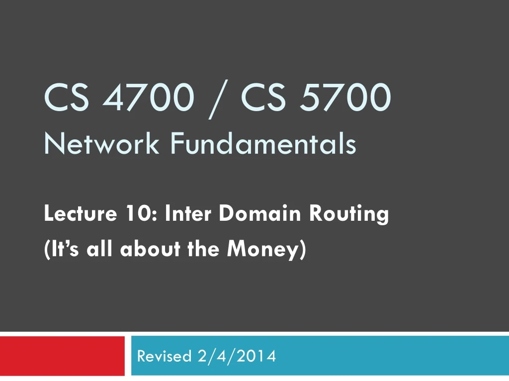 cs 4700 cs 5700 network fundamentals