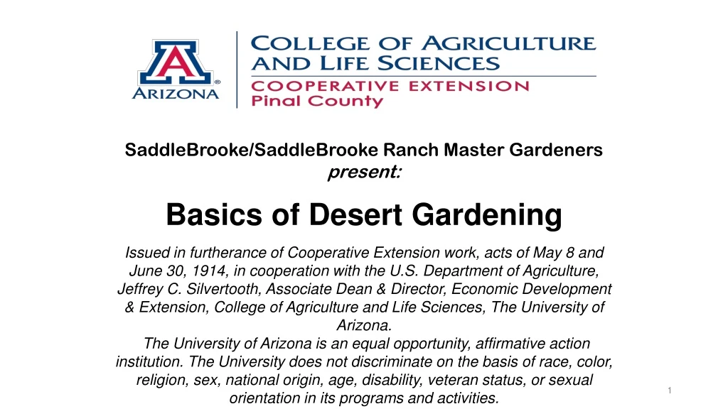 saddlebrooke saddlebrooke ranch master gardeners