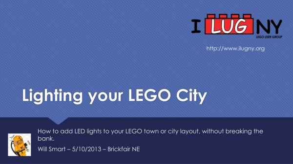 Lighting your LEGO City