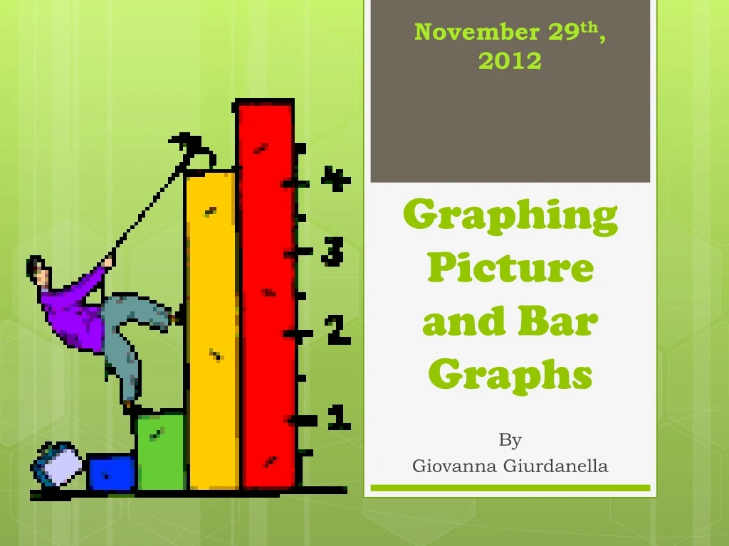 graphing picture and bar graphs