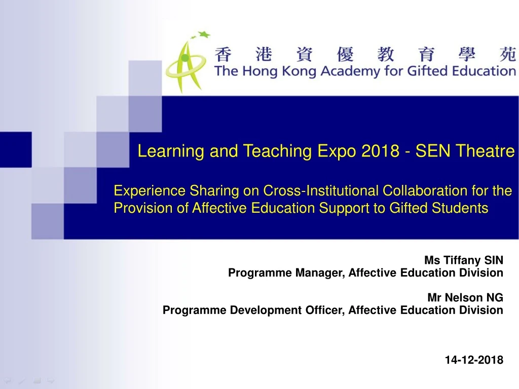 learning and teaching expo 2018 sen theatre
