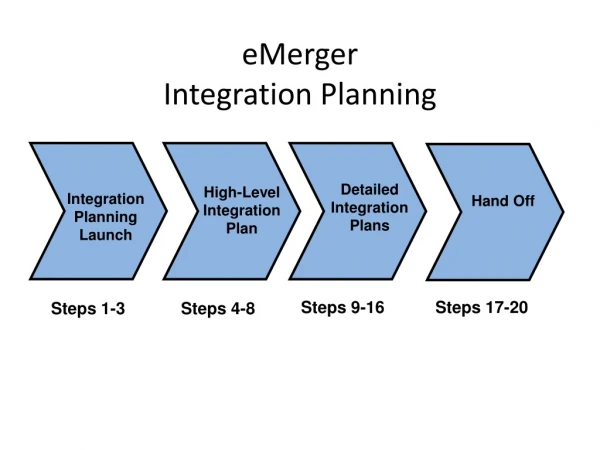 eMerger Integration Planning