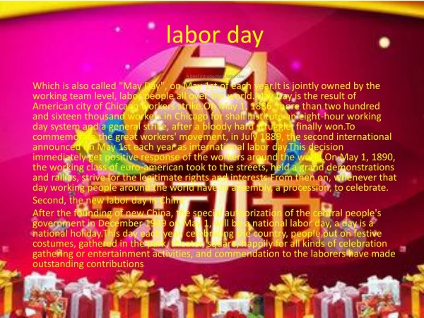 labor day