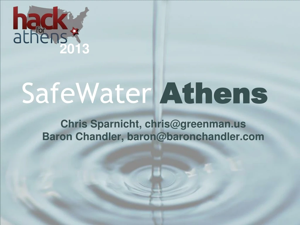 safewater athens