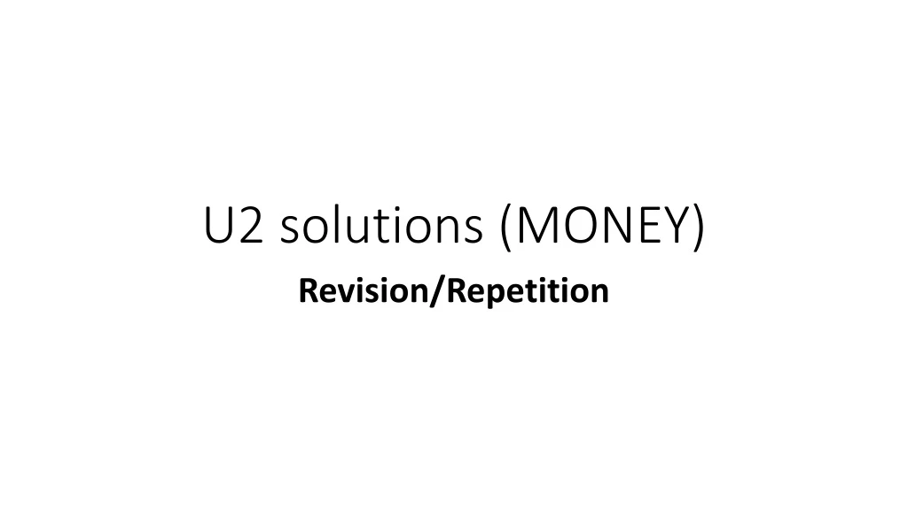 u2 solutions money