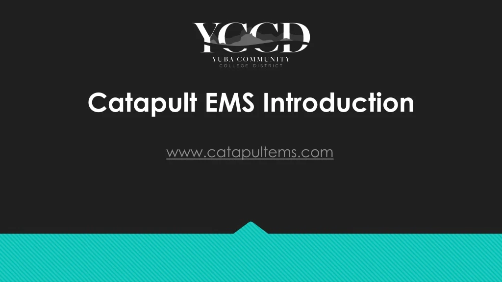 catapult ems introduction