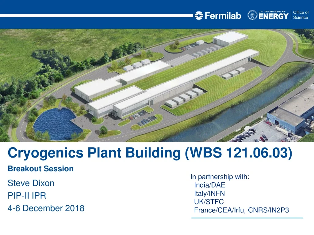 cryogenics plant building wbs 121 06 03 breakout