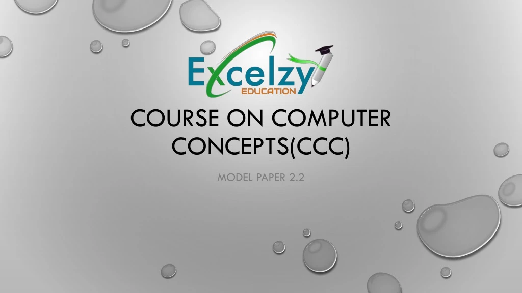 course on computer concepts ccc