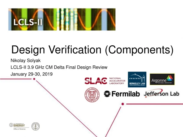 Design Verification (Components) 