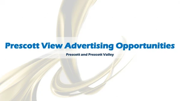 Prescott View Advertising Opportunities
