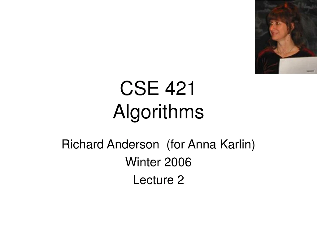 cse 421 algorithms