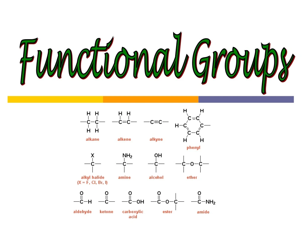 functional groups