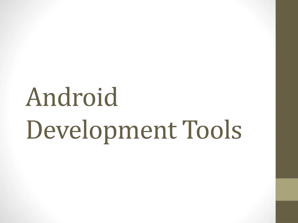 android development tools