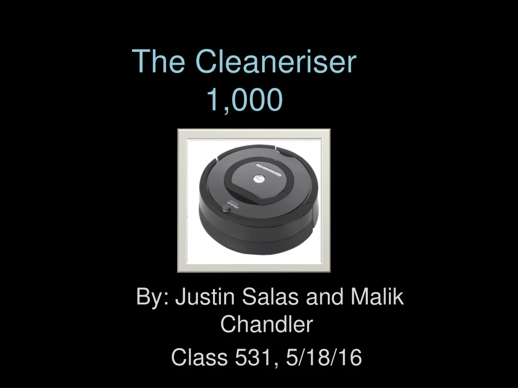 the cleaneriser 1 000