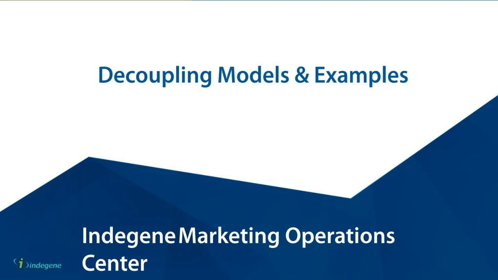 decoupling models examples