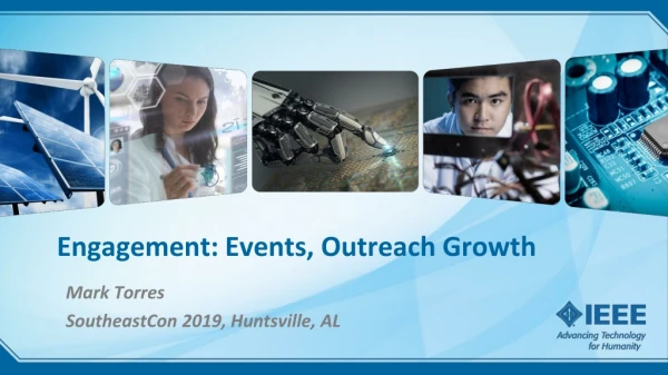 Engagement: Events, Outreach Growth