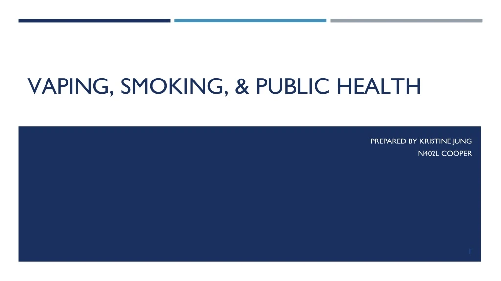 vaping smoking public health