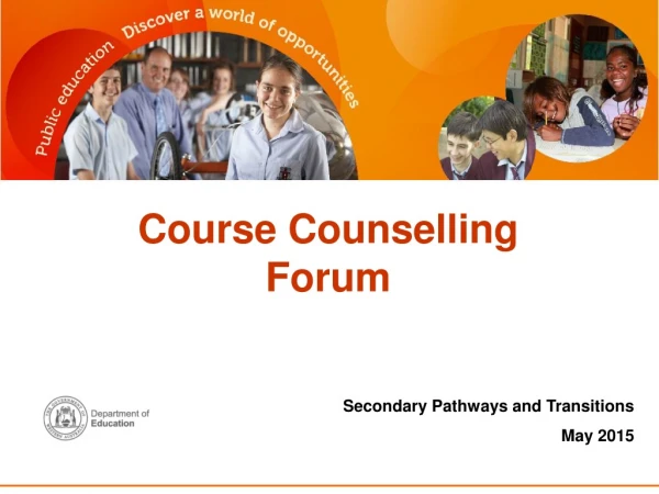 Course Counselling Forum