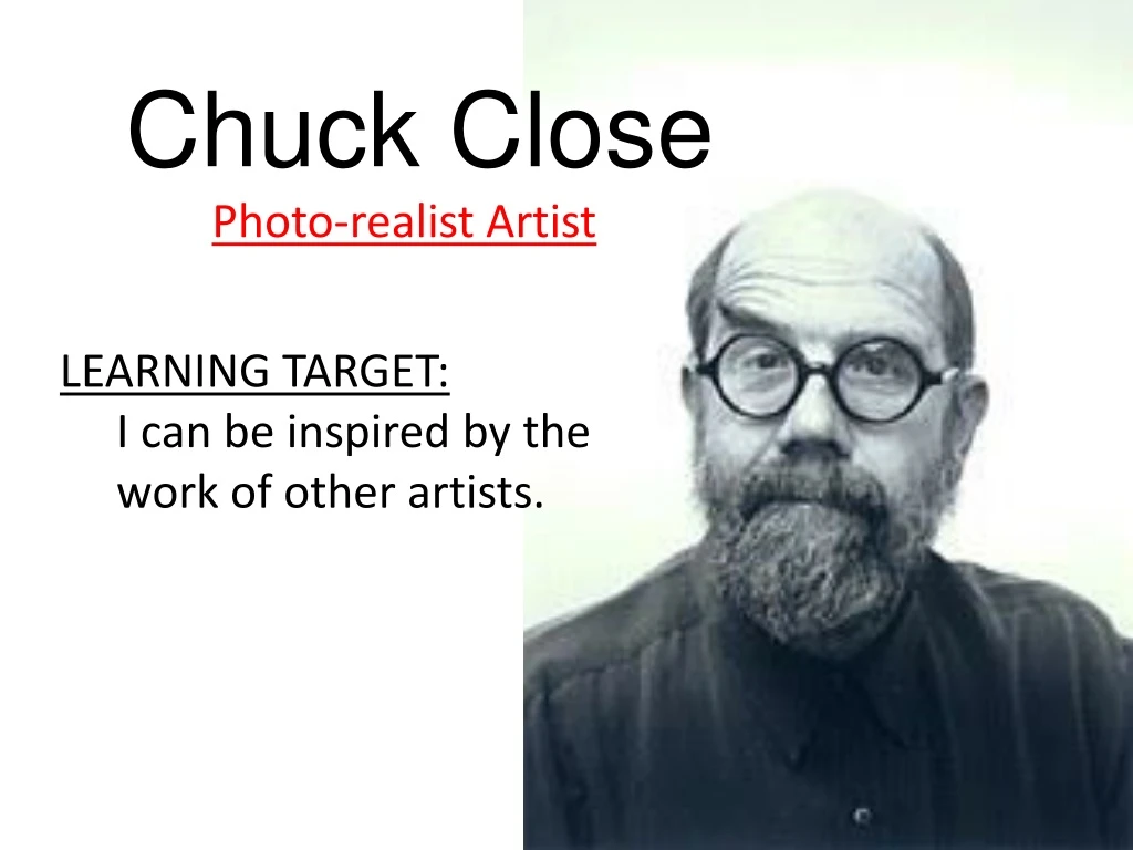 chuck close