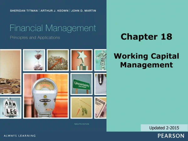 Chapter 18 Working Capital Management