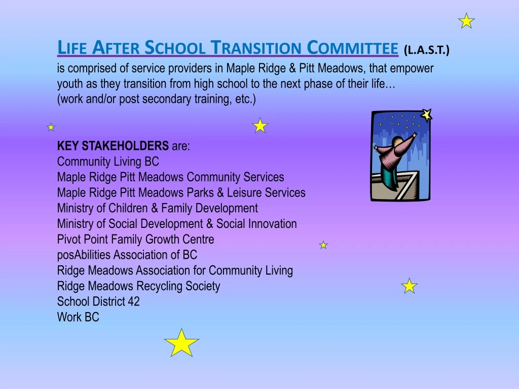 life after school transition committee