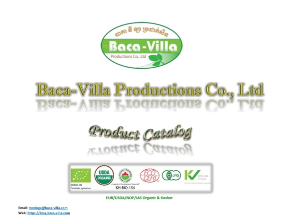 Baca-Villa Productions Co., Ltd