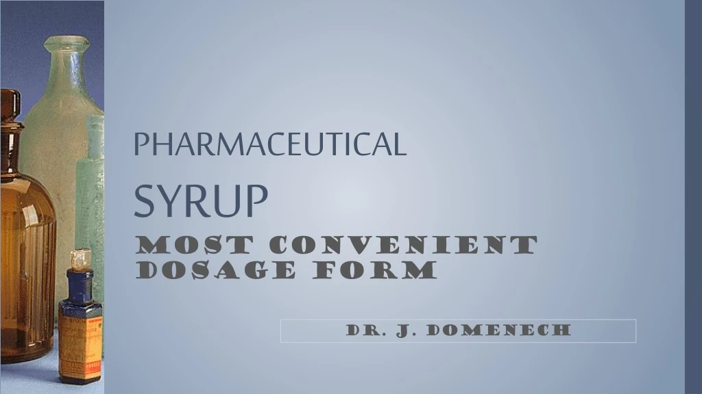 pharmaceutical syrup