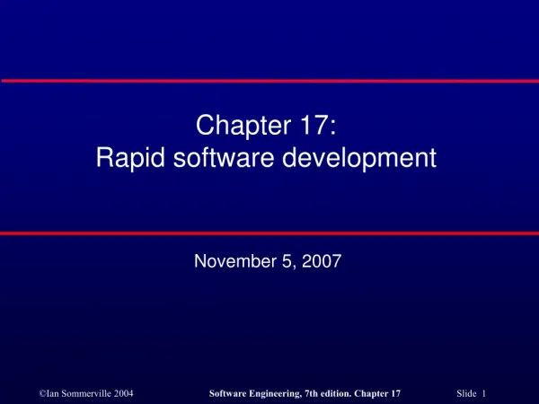 chapter 17 rapid software development