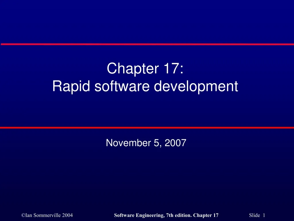 chapter 17 rapid software development