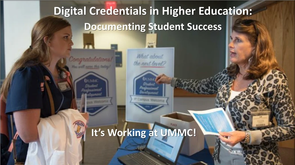 digital credentials in higher education documenting student success