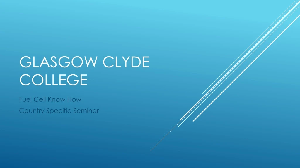 glasgow clyde college