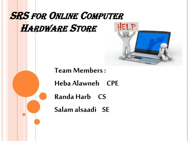 SRS for Online Computer Hardware Store