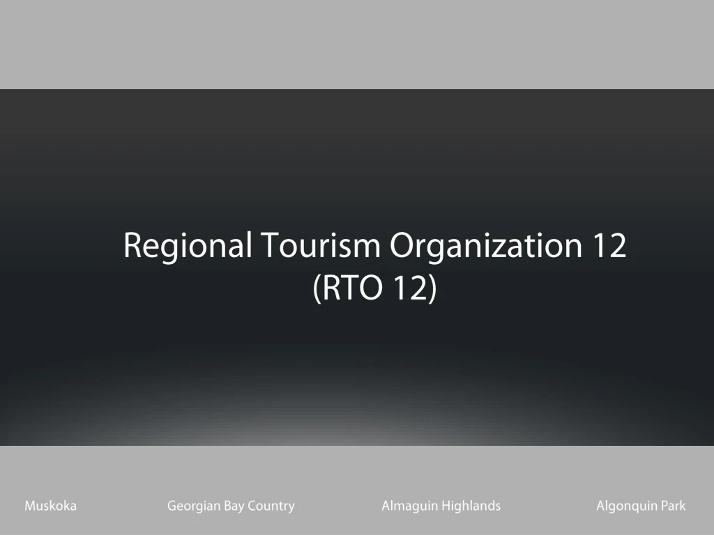 regional tourism organization 12 rto 12