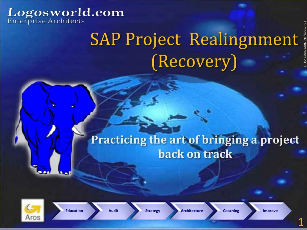 sap project realingnment recovery