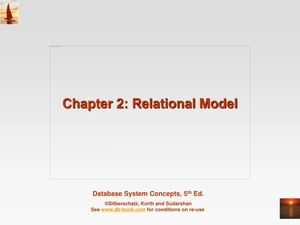 chapter 2 relational model