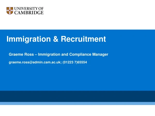 Immigration &amp; Recruitment
