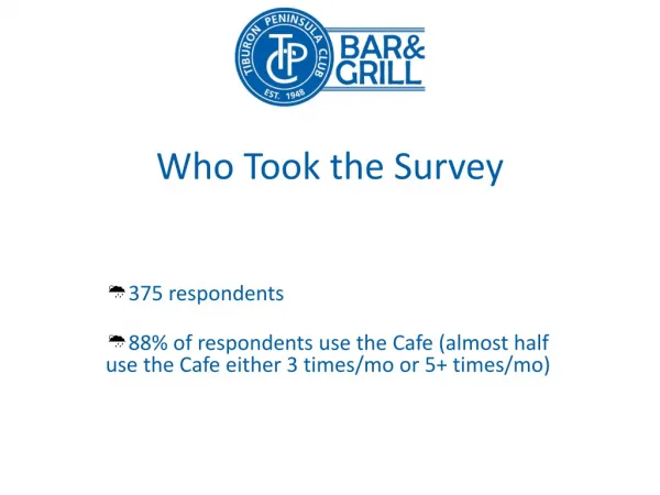 TPC Cafe Committee Member Survey