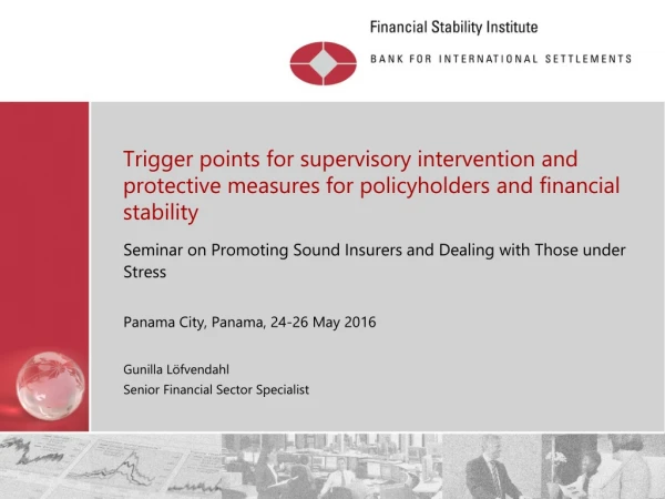 Seminar on Promoting Sound Insurers and Dealing with Those under Stress