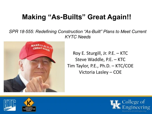 Making “As- Builts ” Great Again!!